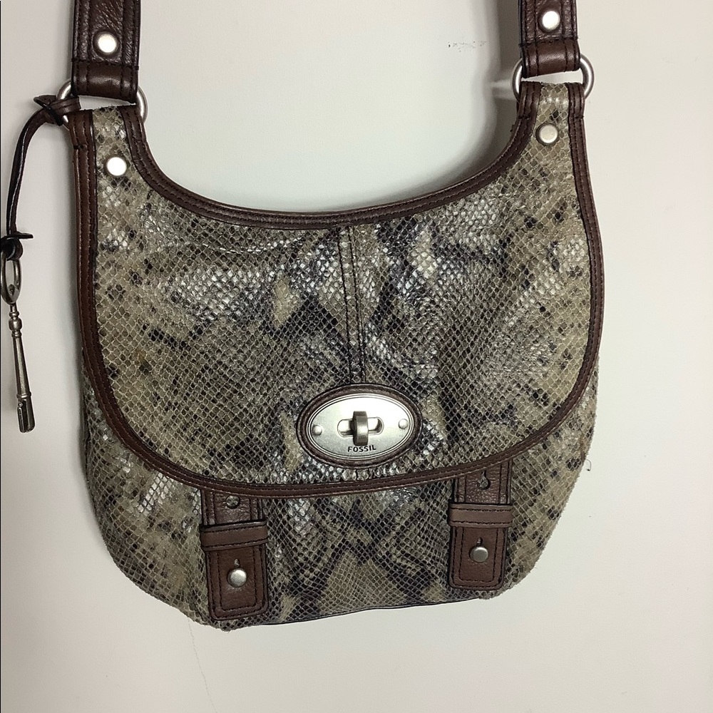 Fossil Animal Print Crossbody bag